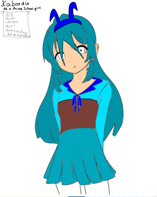 Kaboodle as a Anime Girl