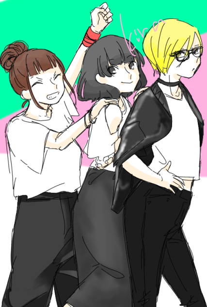仲良し三人組