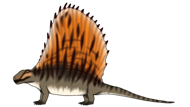 Dimetrodon macrospondylus render