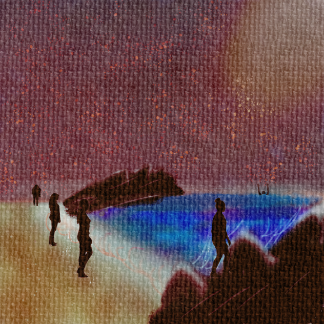 The beach