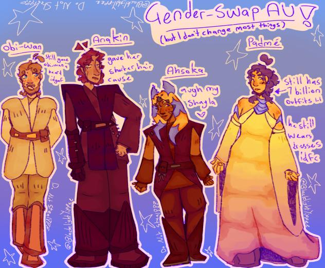 Star wars gender-swap!!