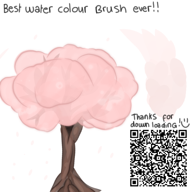 water colour brush