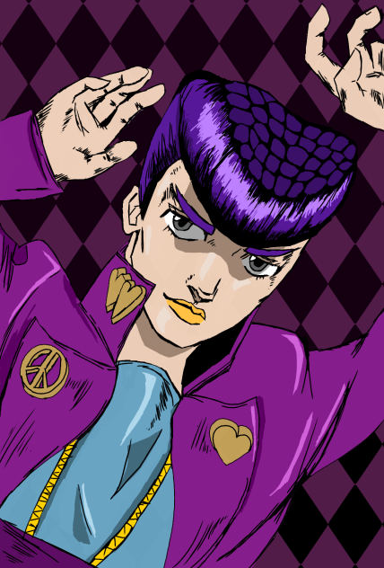 実写ジョジョをジョジョっぽく描いてみた Ibispaint 実写ジョジョをジョジョっぽく描いてみた Ibispaint
