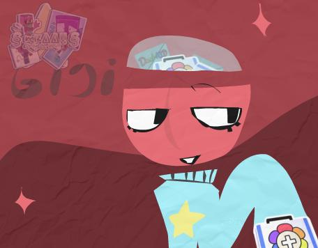 Gigi fanart + paper art style