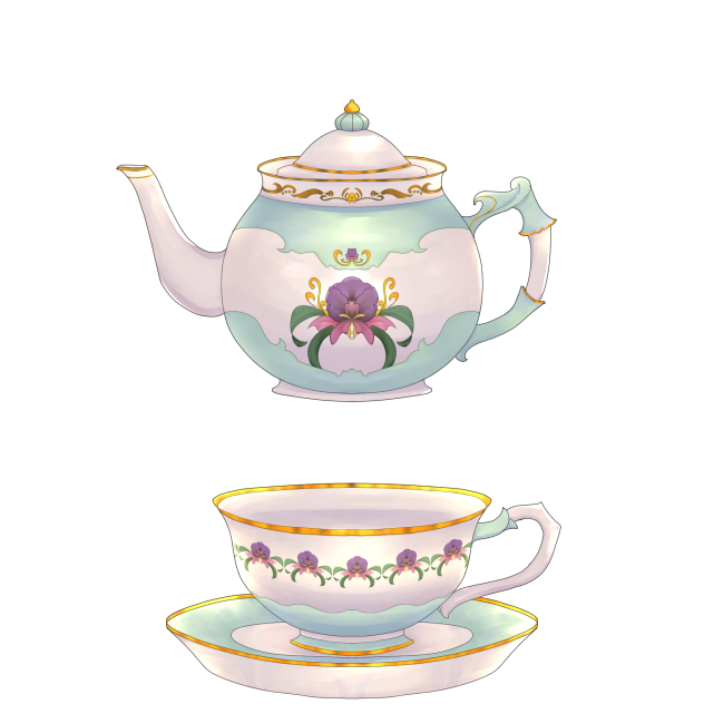 IBM2205 Tea set b 2