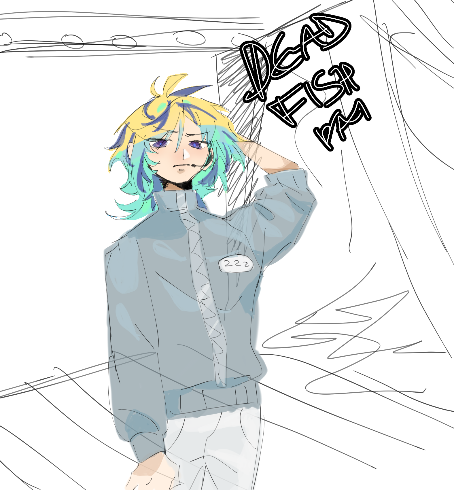 A simple testing for a character - ibisPaint