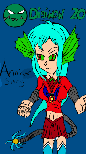 Digimon 20th anniversary sabina Digimon