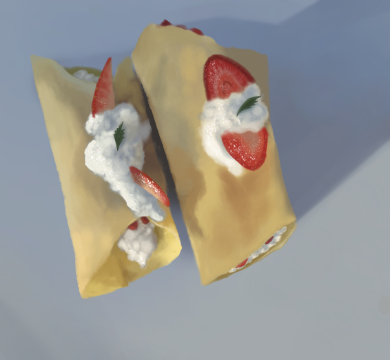 Strawberry Crepes