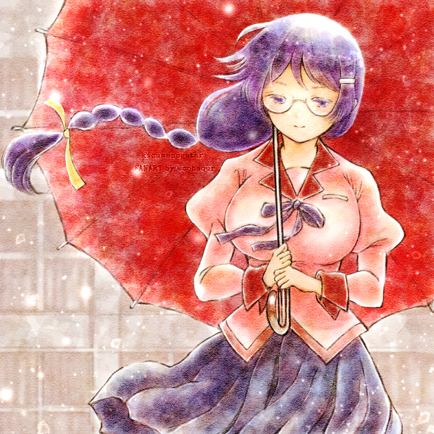 傷物語羽川翼ちゃんファンアート。