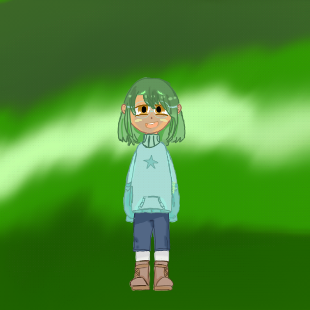 A gacha drawing.