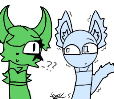 My and @Amy 9yr Artist's Oc 😛
