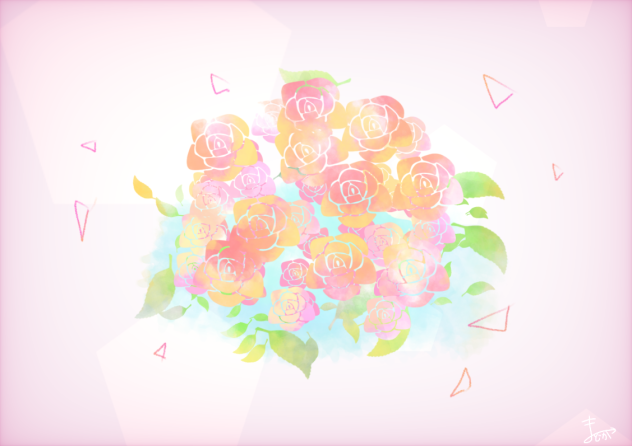 咲み