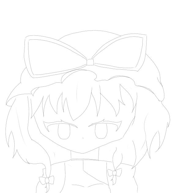 ゆかりん！！　線画