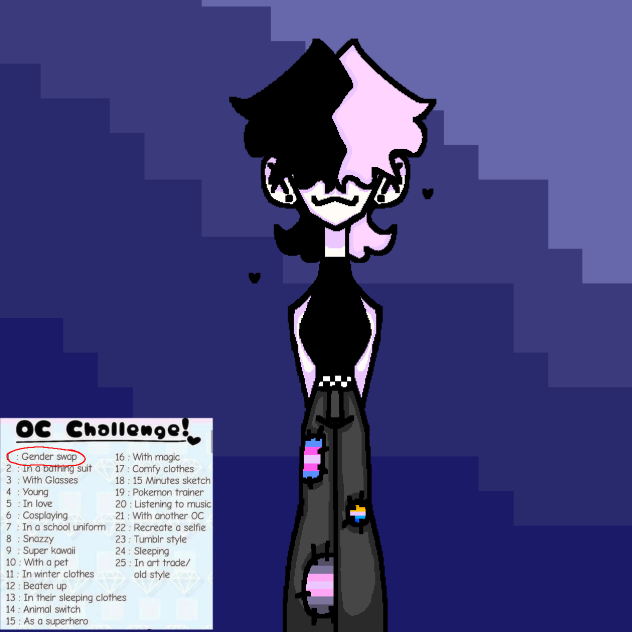 25 day oc challenge -day 1- gender swap