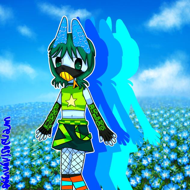 My oc In the Moe artstyle