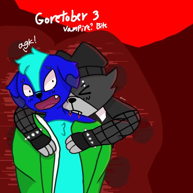 (CANON) goretober 3 vampire bite