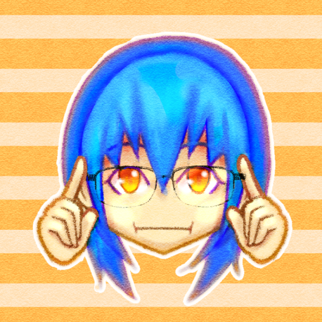 めがねアイコンさん Ibispaint