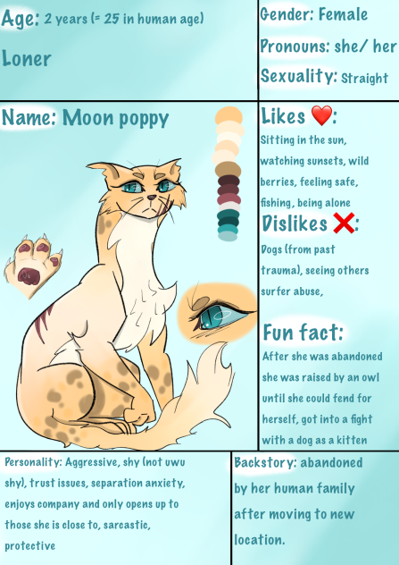 Warrior cats oc for Beeps’ comic ‼️