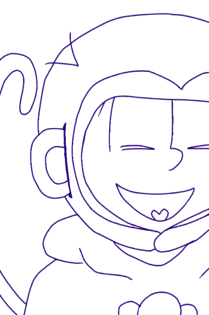 申松(おそ松)【線画】