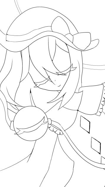 こいし　線画