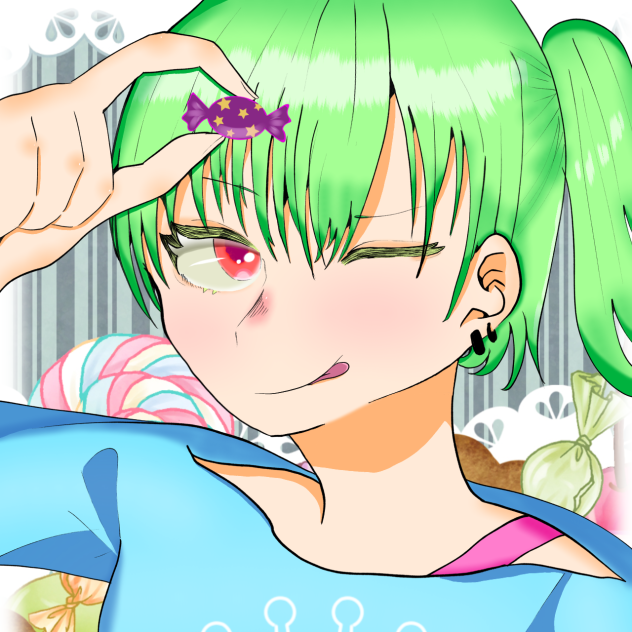 なつやかんの塗り絵 🍬😋