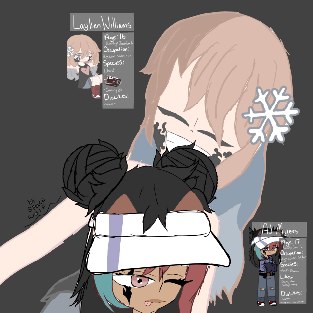 Fan art of behind the scenes