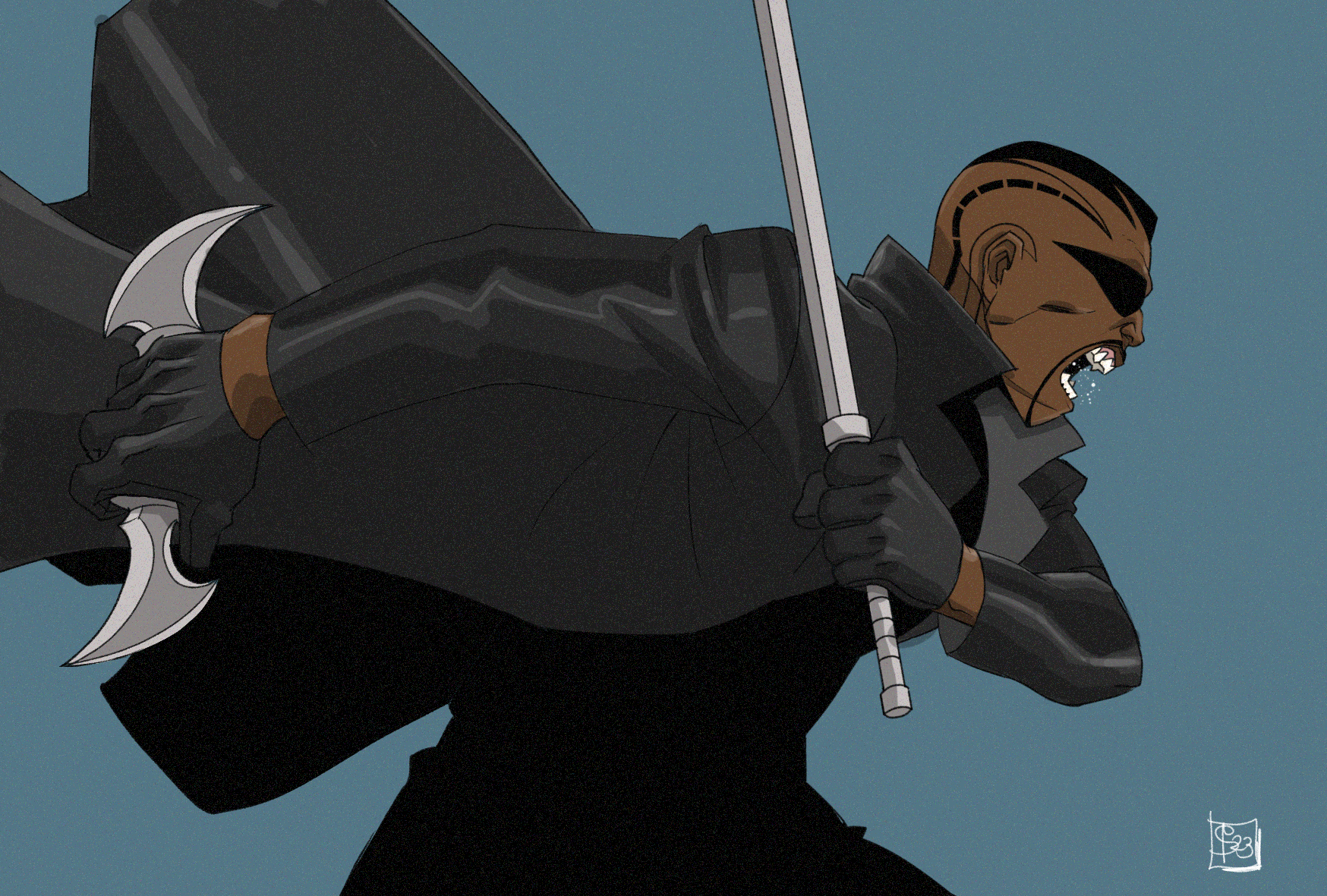 Blade fanart by Steve Paul Creations - ibisPaint