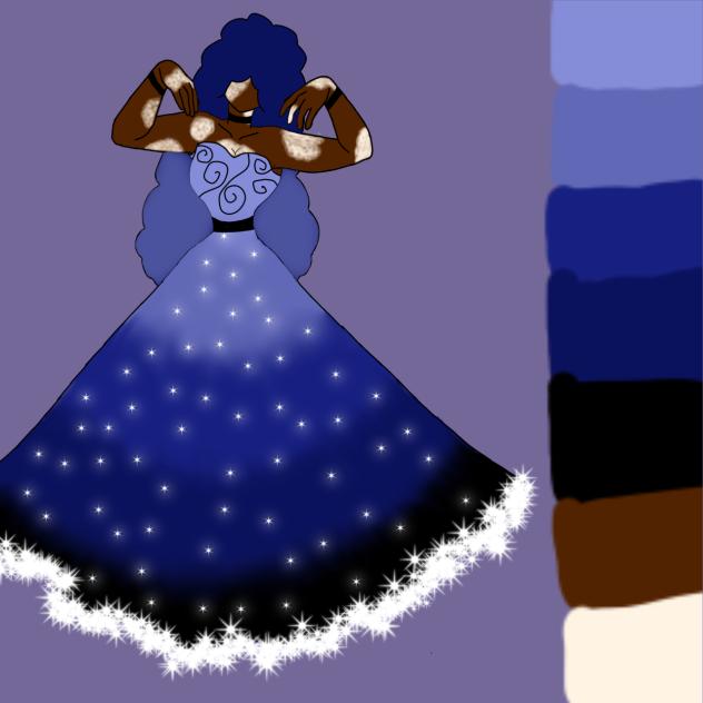 Midnight dress - ibisPaint