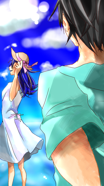 海と彼女