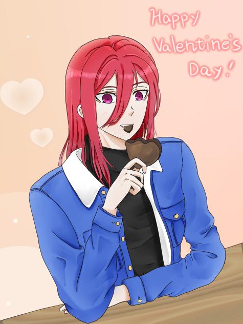 バレンタインイラスト　千切豹馬