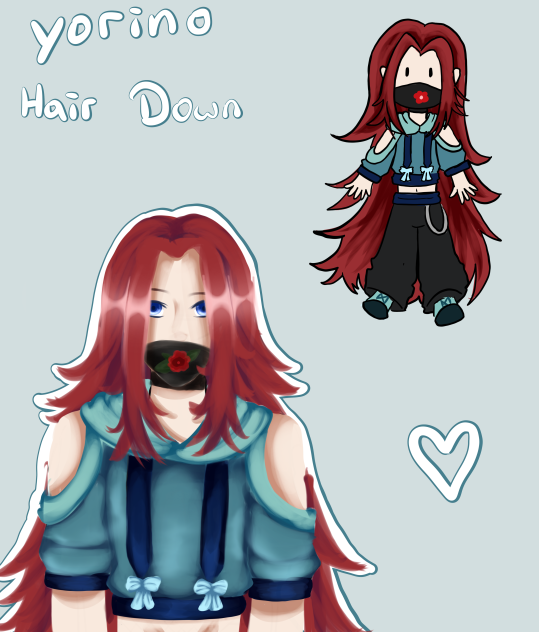 Yorino hair down – Orginal oc