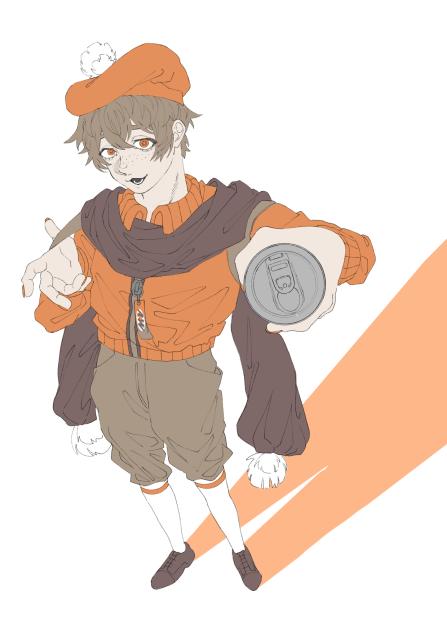 飲み物擬人化（ルートビア）