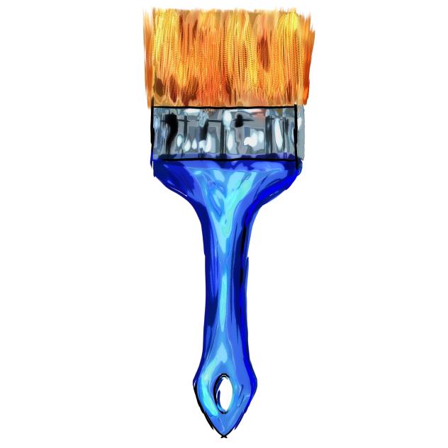 Flat brush big