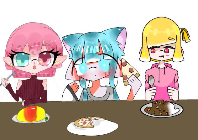 皆んなと合作！