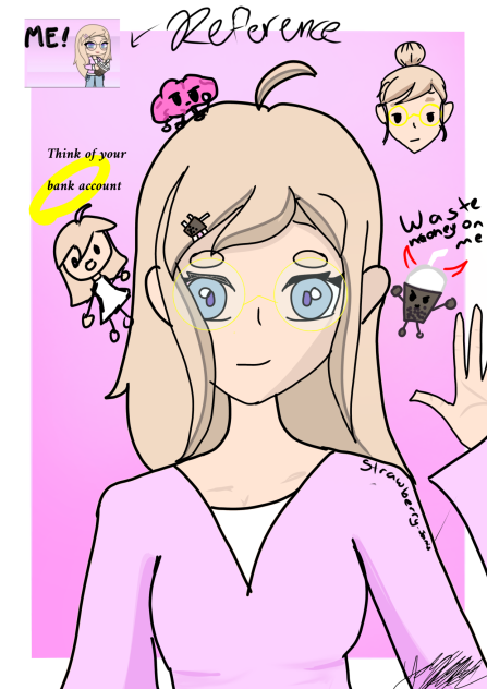 Drawing a whoman