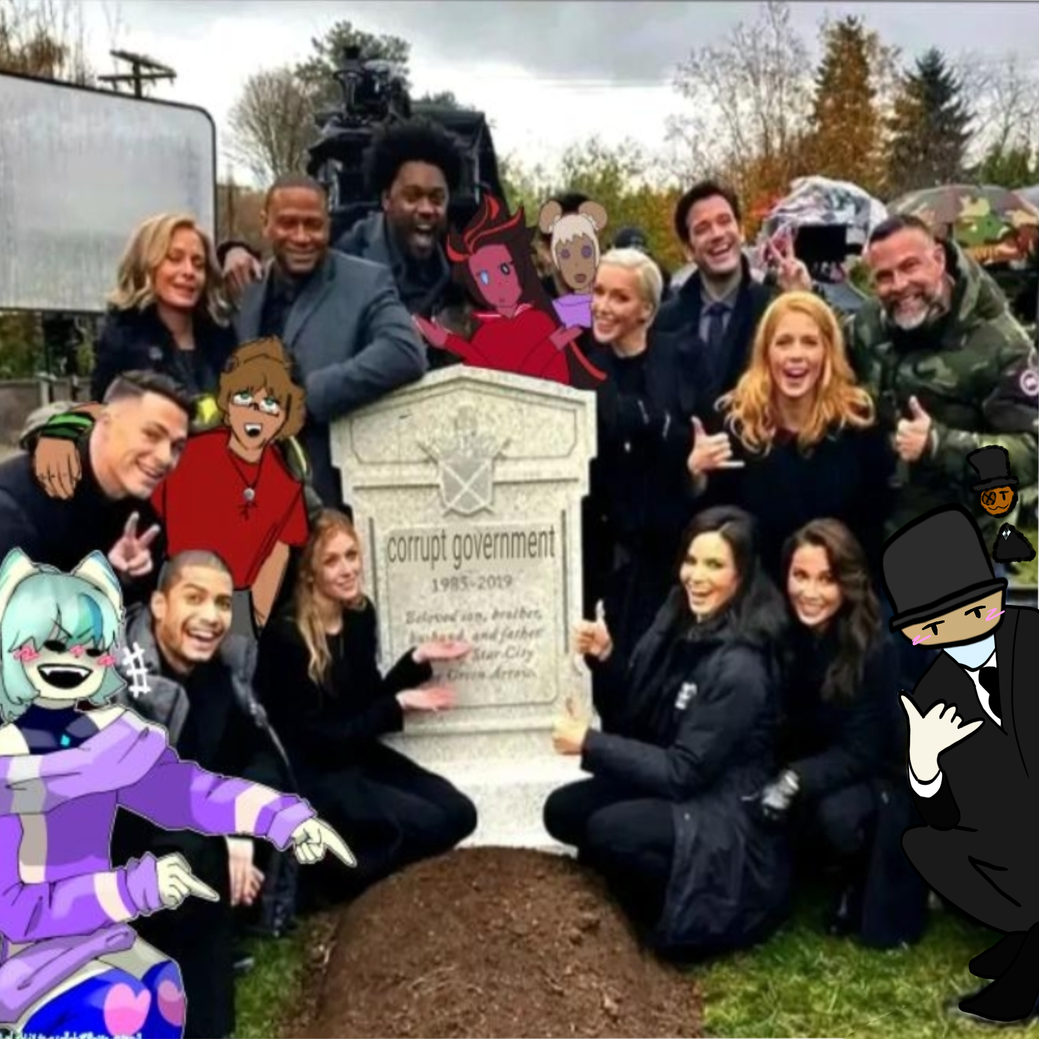 GRAVE COLLAB🕊👁👄👁 - ibisPaint