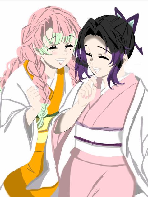 Mitsuri and shinobu