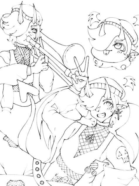 Olive’s DTIYS Entry LINEART