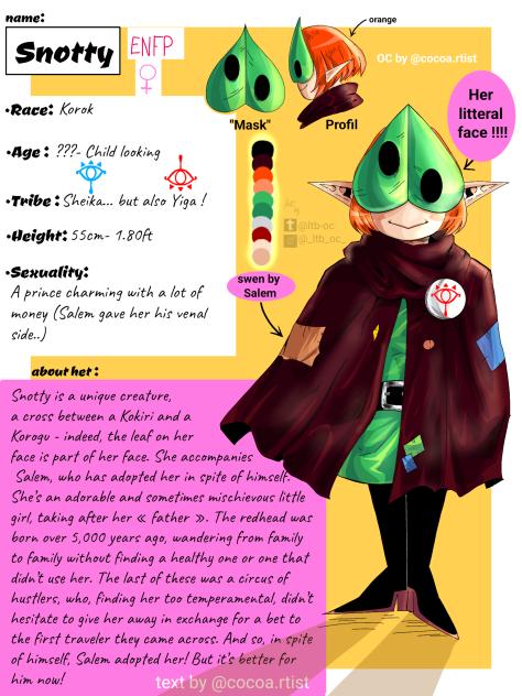 Snotty- Presentation OC card