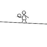 throwing a ball - ibisPaint