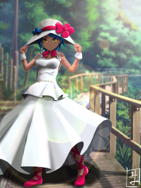 夏のワンピース