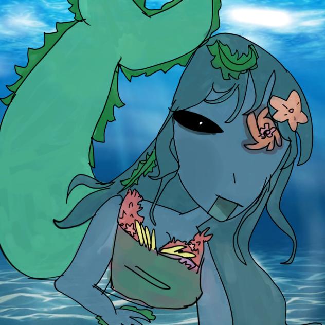 WEEZER ALIEN MEETS A SIREN GALENE 🧬🐍🪸🪼🐚