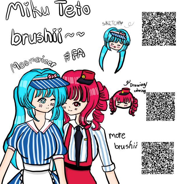 🎀✨️miku teto brushii~~
