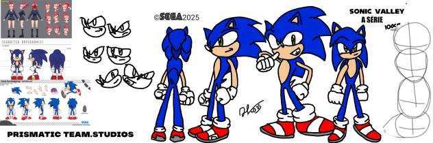 Sonic model sheet