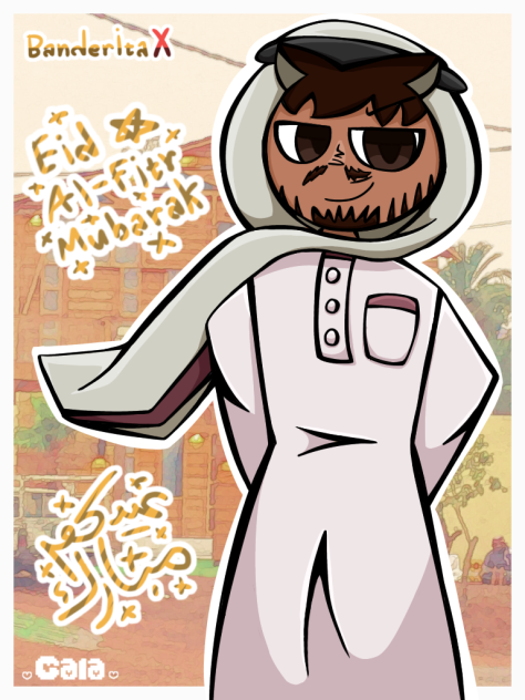 Happy eid al-fitr ( BanderitaX )