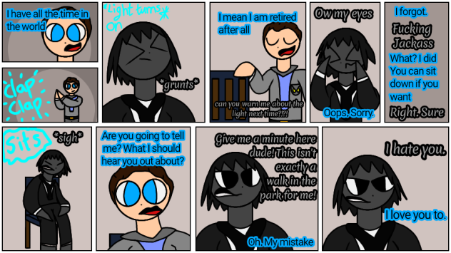 Blackton's fall...p5 A Half FNaF Comic