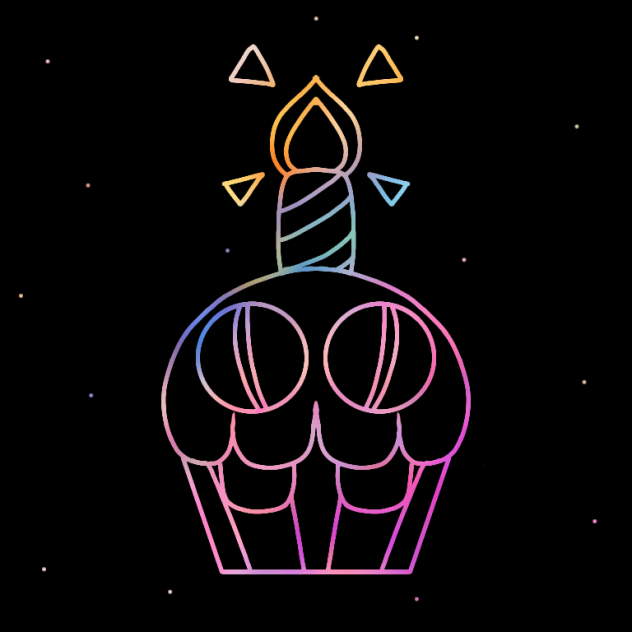Cupcake (neon edition)