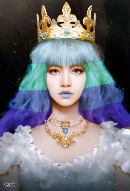 Blackpink Lisa Ice hair
