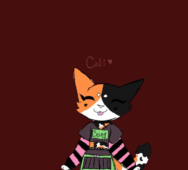 My fursona, Cali! Or Calico ^^