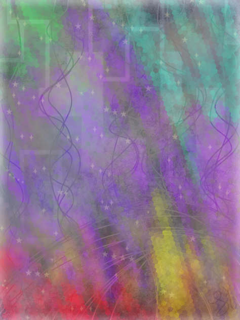 Space in a interwoven chaos